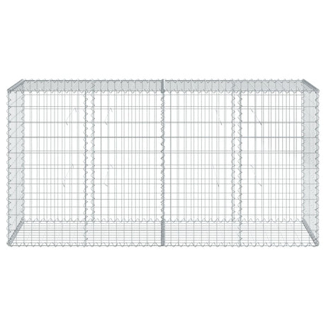 Gabion Vidaxx 200x50x100 cm fer galvanisé couleur argent