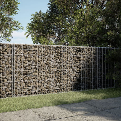 Gabion Vidaxx 200x50x100 cm fer galvanisé couleur argent