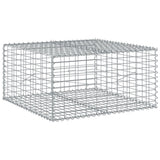 Gabion Vidaxx 100x100x50 cm fer galvanisé couleur argent