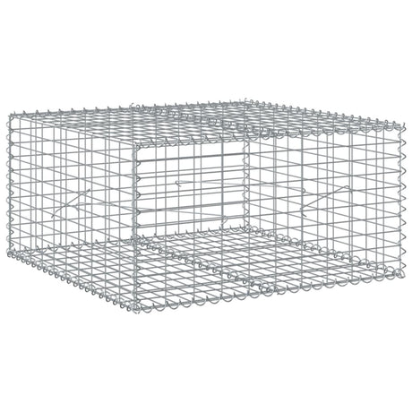 Gabion Vidaxx 100x100x50 cm fer galvanisé couleur argent