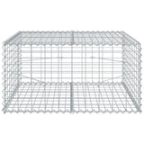 Gabion Vidaxx 100x100x50 cm fer galvanisé couleur argent