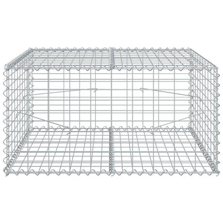 Gabion Vidaxx 100x100x50 cm fer galvanisé couleur argent