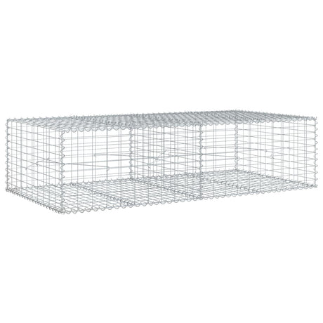 Gabion Vidaxx 200x100x50 cm fer galvanisé couleur argent