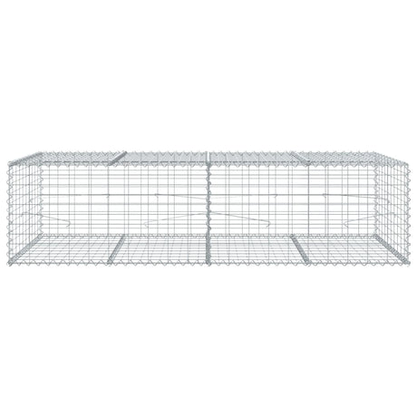 Gabion Vidaxx 200x100x50 cm fer galvanisé couleur argent