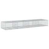 Vidaxl Schanskorf 400x100x50 cm Galvanized Silver Coloted