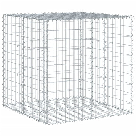 Gabion Vidaxx 100x100x100 cm fer galvanisé couleur argent