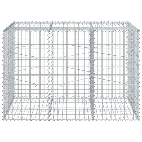 Gabion Vidaxx 150x100x100 cm fer galvanisé couleur argent