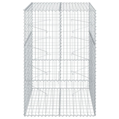 Gabion Vidaxx 100x100x150 cm fer galvanisé couleur argent