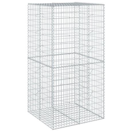 Gabion Vidaxx 100x100x200 cm fer galvanisé couleur argent