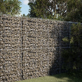 Gabion Vidaxx 100x100x200 cm fer galvanisé couleur argent