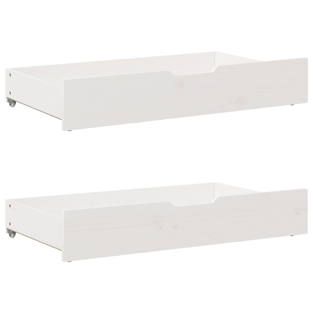 Vidaxl Bedlades 2 PCS 95x55x16 cm trden bor