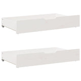 Vidaxl Bedlades 2 PCS 95x55x16 cm trden bor