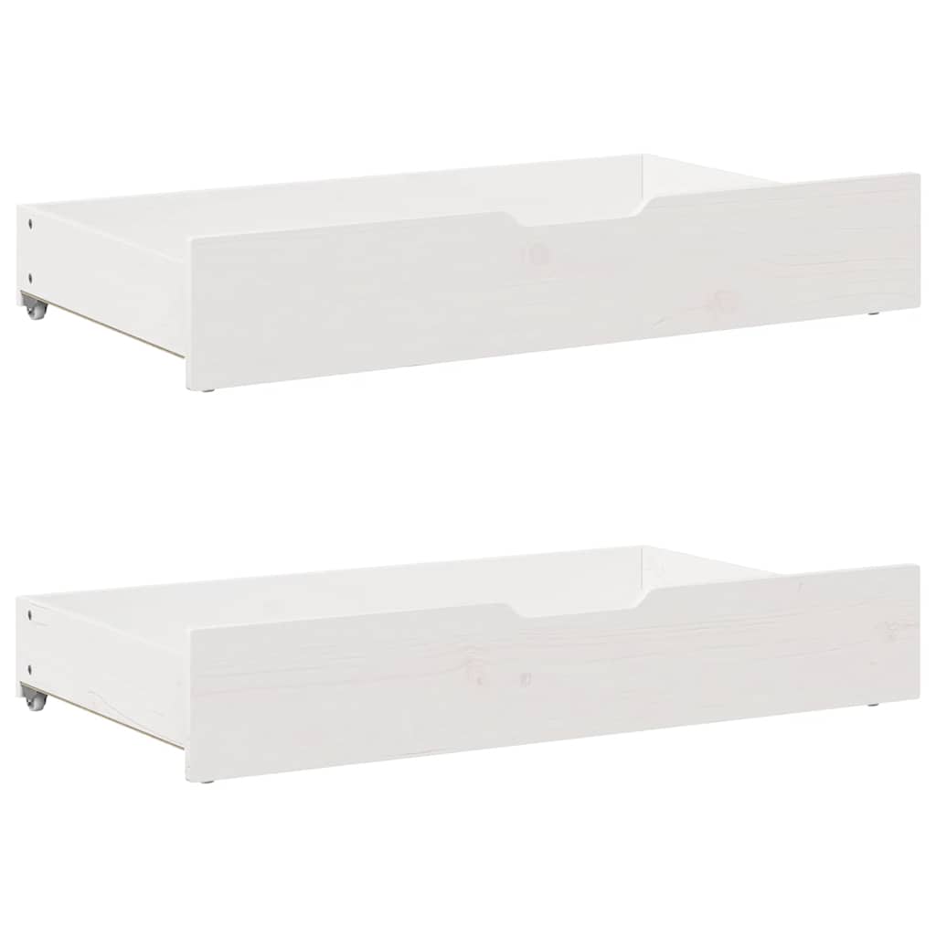 Vidaxx tiroirs de lit 2 pcs 95x55x17 cm bois de pin massif