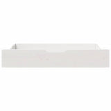 Vidaxx tiroirs de lit 2 pcs 90x55x17 cm bois de pin massif blanc