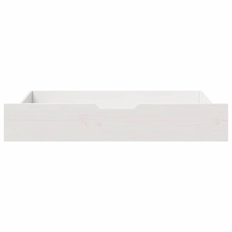 Vidaxx tiroirs de lit 2 pcs 90x55x17 cm bois de pin massif blanc