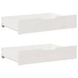 Vidaxx tiroirs de lit 2 pcs 85x55x17 cm bois de pin massif blanc