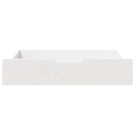 Vidaxx tiroirs de lit 2 pcs 85x55x17 cm bois de pin massif blanc