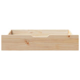 Vidaxx tiroirs de lit 2 pcs avec roulettes 80x55x17 cm bois de pin massif