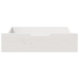 Vidaxx tiroirs de lit 2 pcs 75x55x17 cm bois de pin massif blanc