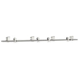 Vidaxx jeu de pièces pour porte coulissante 200 cm en acier inoxydable argenté