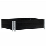 Vidaxx bord supérieur de palette 80x60 cm bois de pin massif noir