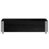 Vidaxx bord supérieur de palette 80x60 cm bois de pin massif noir
