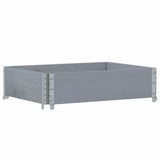 Vidaxx bord supérieur de palette 80x60 cm bois de pin massif gris