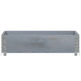Vidaxx bord supérieur de palette 80x60 cm bois de pin massif gris