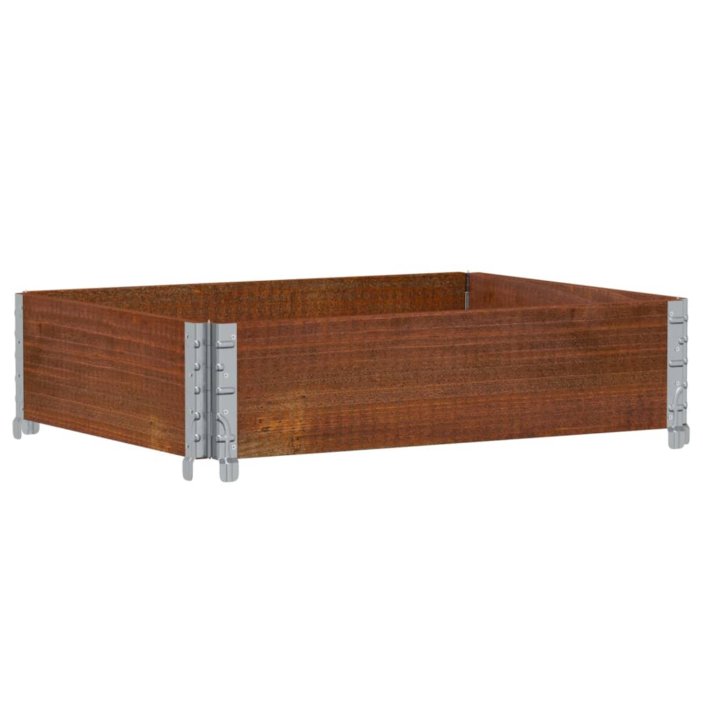 Vidaxx bord supérieur de palette 80x60 cm bois de pin massif marron