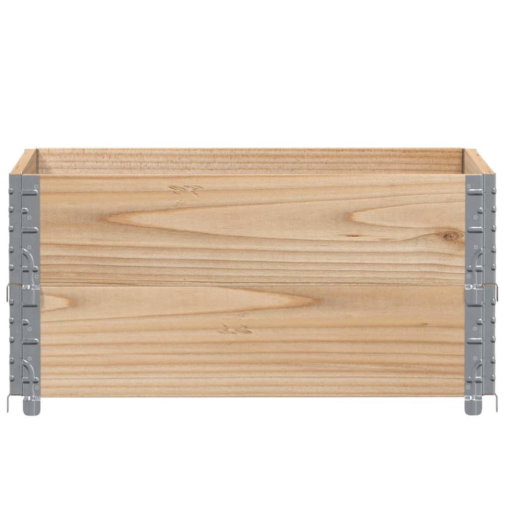 Vidaxx extensions de palette 2 pcs 80x60 cm bois de pin massif