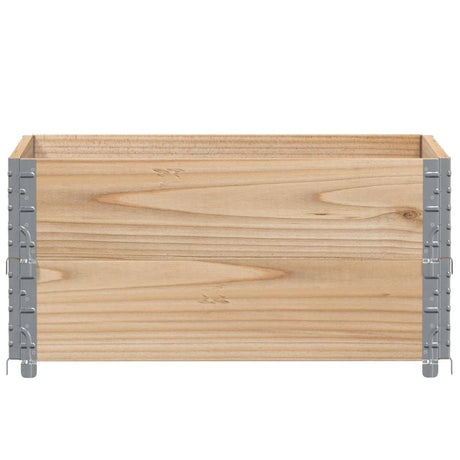 Vidaxx extensions de palette 2 pcs 80x60 cm bois de pin massif
