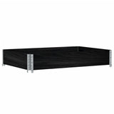 Vidaxx bord supérieur de palette 120x80 cm bois de pin massif noir