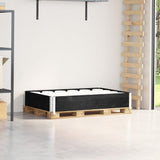 Vidaxx bord supérieur de palette 120x80 cm bois de pin massif noir