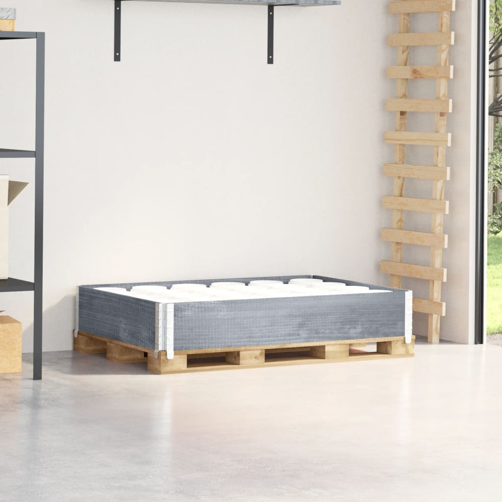 Vidaxx bord supérieur de palette 120x80 cm bois de pin massif gris