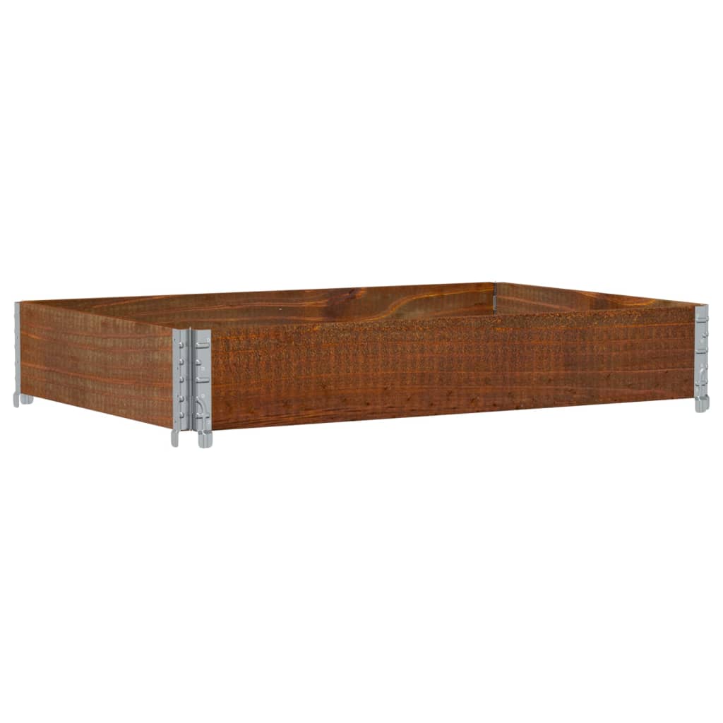Vidaxx bord supérieur de palette 120x80 cm bois de pin massif marron