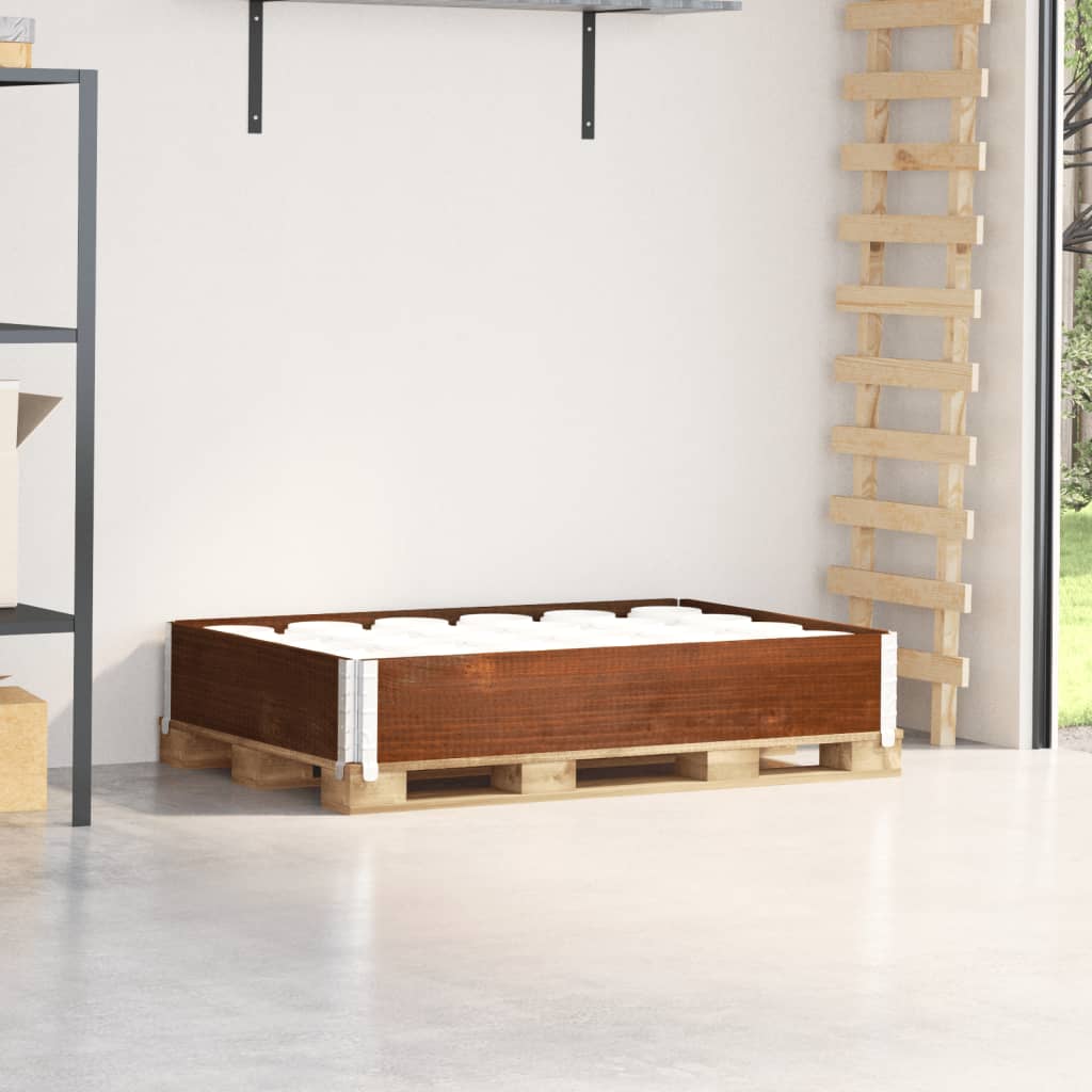 Vidaxx bord supérieur de palette 120x80 cm bois de pin massif marron