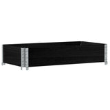 Vidaxx bord supérieur de palette 100x50 cm bois de pin massif noir