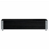 Vidaxx bord supérieur de palette 100x50 cm bois de pin massif noir