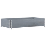 Vidaxx bord supérieur de palette 100x50 cm bois de pin massif gris