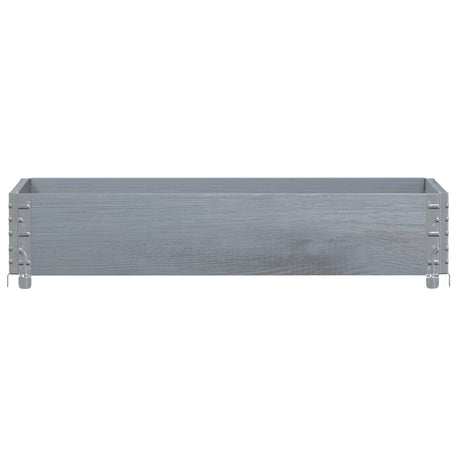 Vidaxx bord supérieur de palette 100x50 cm bois de pin massif gris