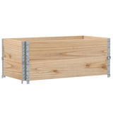 Vidaxx rehausses de palettes 2 pcs 100x50 cm bois de pin massif