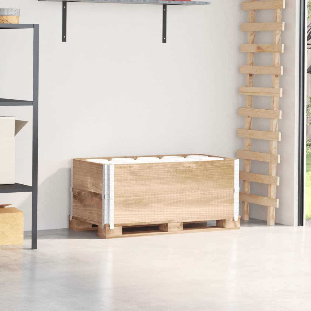 Vidaxx rehausses de palettes 2 pcs 100x50 cm bois de pin massif