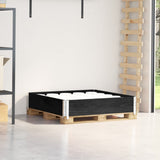 Vidaxx bord supérieur de palette 100x100 cm bois de pin massif noir