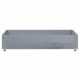 Vidaxx bord supérieur de palette 100x100 cm bois de pin massif gris