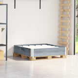 Vidaxx bord supérieur de palette 100x100 cm bois de pin massif gris