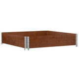 Vidaxx bord supérieur de palette 100x100 cm bois de pin massif marron