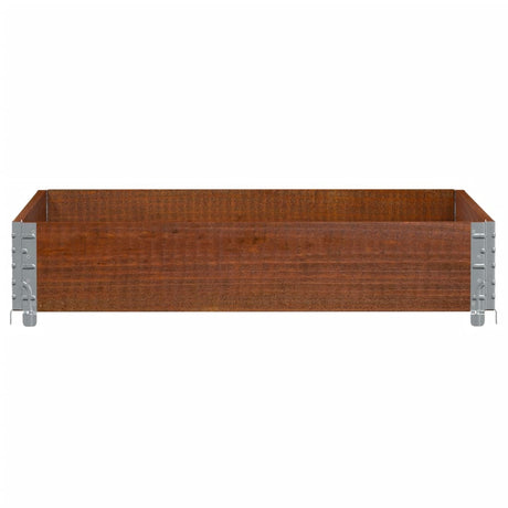Vidaxx bord supérieur de palette 100x100 cm bois de pin massif marron