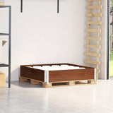 Vidaxx bord supérieur de palette 100x100 cm bois de pin massif marron