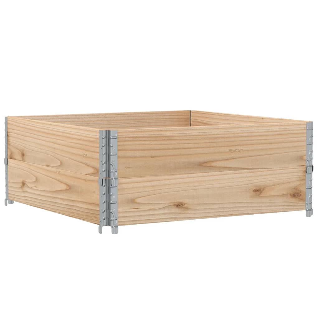 Vidaxx rehausses de palettes 2 pcs 100x100 cm bois de pin massif