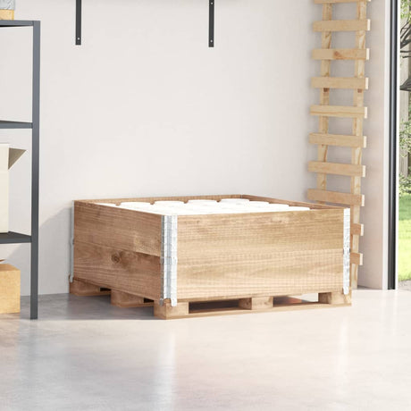 Vidaxx rehausses de palettes 2 pcs 100x100 cm bois de pin massif